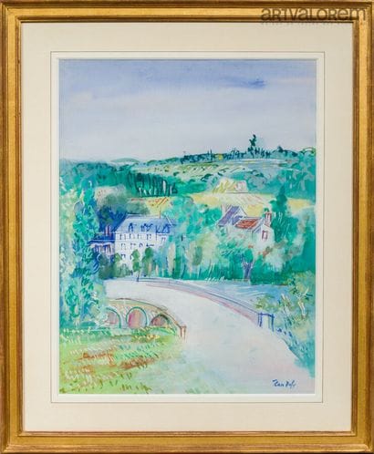 Jean DUFY (1888-1984)
Environs de Preuilly-sur-Claise,...