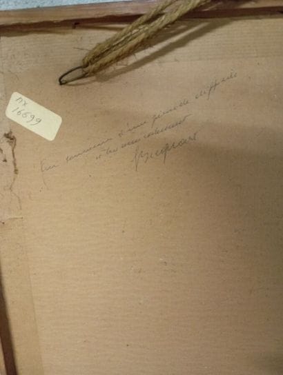 François DESNOYER (1894-1972). 
Couple.
Pen...