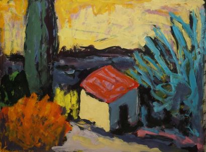 Jean-Pierre BENSIMON (20th). 
Cabanon provençal,...
