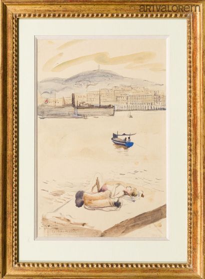 Étienne BOUCHAUD (1898-1989).
Bathers in...