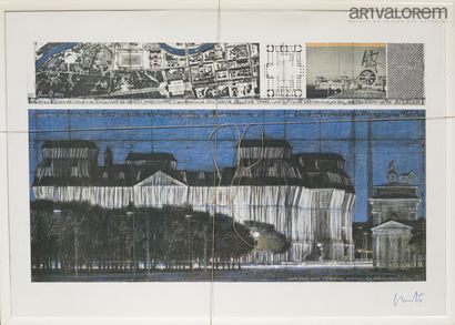 CHRISTO (1935-2020)
Wrapped Reichstag, 1994,
Offset...