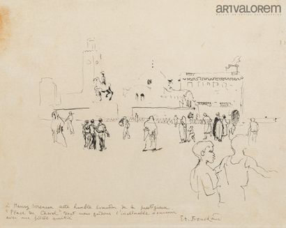 Étienne BOUCHAUD (1898-1989).
Algiers, Place...