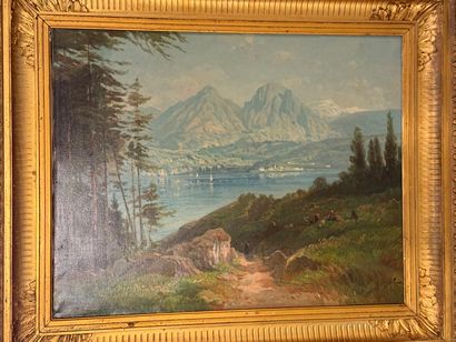 Joseph MILLION (1861-1930)
View of a lively...