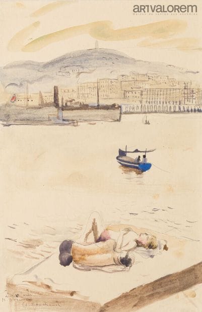 Étienne BOUCHAUD (1898-1989).
Bathers in...