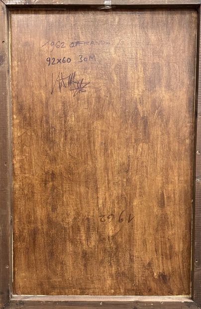 LAMY (1921-2019) 
Offering, 1962
Oil on panel,...