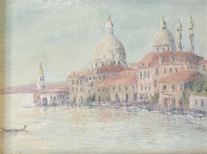 Auguste BOUVARD (1870-1955). 
Gondolas on...