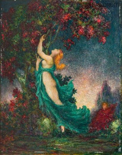 Émile Eugène NOURRIGAT (19th-20th century)
Nymph.
Oil...