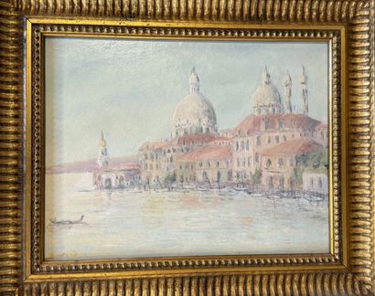 Auguste BOUVARD (1870-1955). 
Gondolas on...