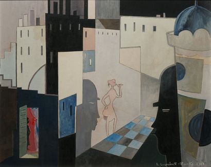 MODERN SCHOOL
Regard
Oil on isorel (in the...