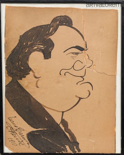 Enrico CARUSO (1873-1921).
Self-portrait...