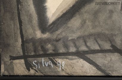 Julio SILVA (1930-2020).
Fantastic Characters.
Black...