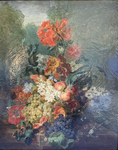 19th CENTURY FRENCH ECOLE.
Still life with...