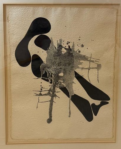 MODERN SCHOOL.
Abstract composition.
Ink...