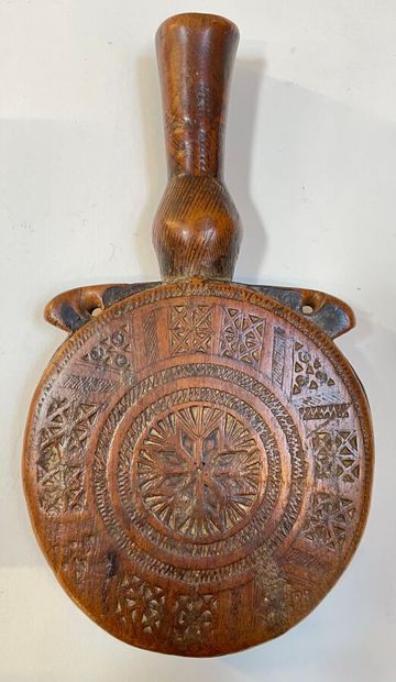 BERBER (Morocco)
Superb old wooden powder...