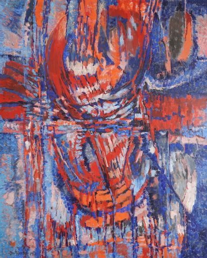 Pierre DMITRIENKO (1925-1974).
Untitled Red...