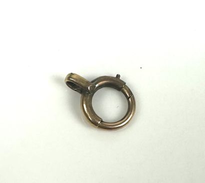 Lobster clasp in 750°/°° yellow gold
Gross...