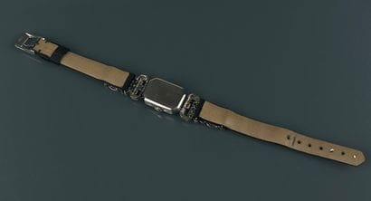 Art Deco style ladies' wristwatch in 950°/°°...