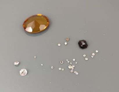 Ensemble de diamants taille ancienne et de...