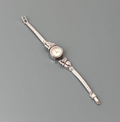 OMEGA
Ladies' watch in 750°/°° white gold,...