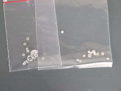 Lot d'améthyste et de quartz fumés, taille...