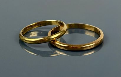 CARTIER
Wedding band in yellow gold 750°/°°,...
