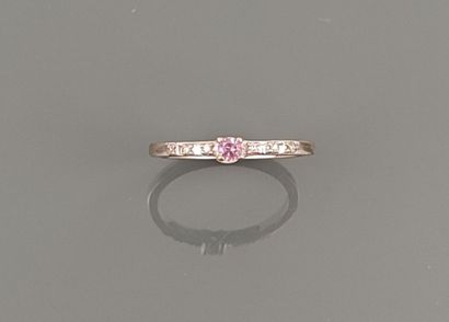 MAUBOUSSIN 
750°/°° white gold ring set with...