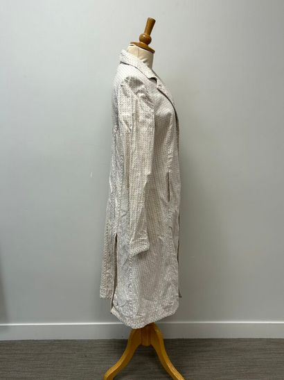 MARNI
Manteau en piqué de coton crème et...