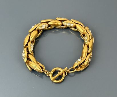 OSLO 
Bracelet en métal doré, maillon 