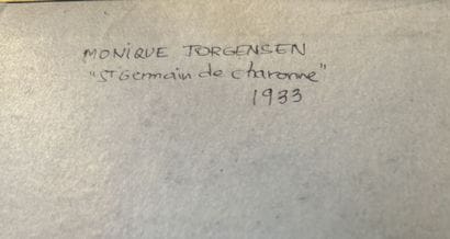 Monique JORGENSEN (1906-?)
Saint-Germain-de-Charonne
Lavis...