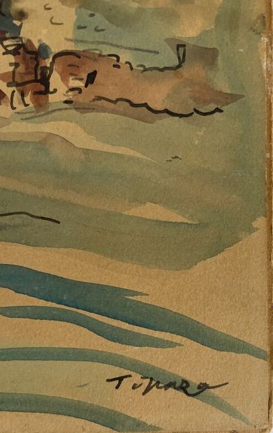 Lucien MAINSSIEUX (1885-1958)
Paysage à Tipaza...