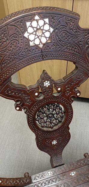 Paire de fauteuils curules 