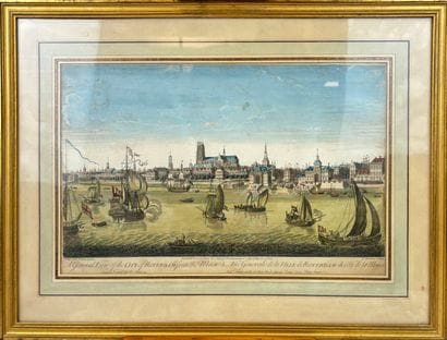 Lot de trois gravures d'optique : 

Giovanni...