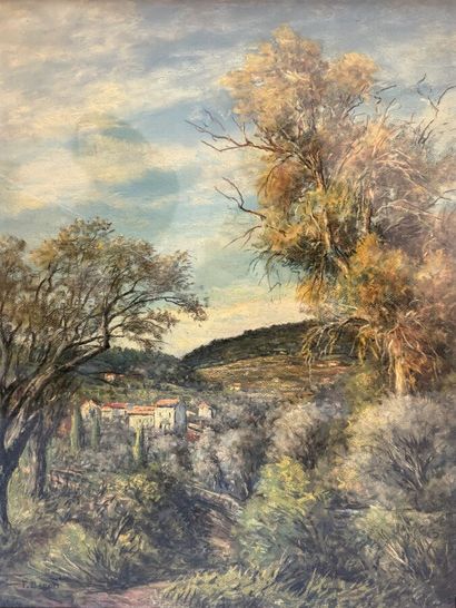 François Marius BARON (1879-1963)
Paysage
Pastel...