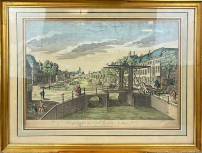 Lot de trois gravures d'optique : 

Giovanni...