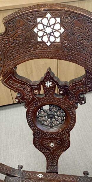 Paire de fauteuils curules 