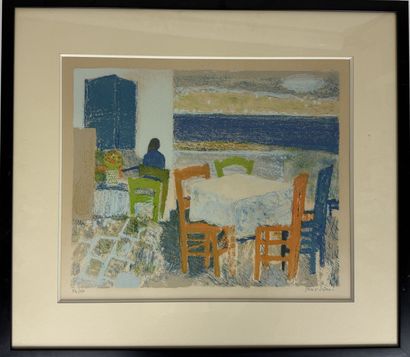 Guy BARDONE (1927-2015)
Terrasse en bord...