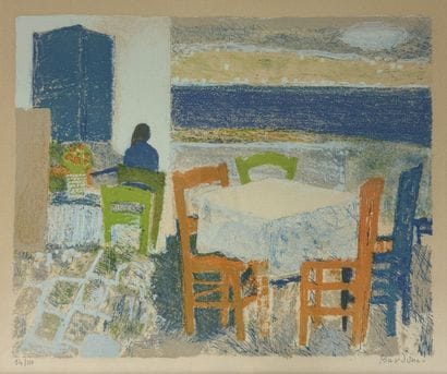 Guy BARDONE (1927-2015)
Terrasse en bord...