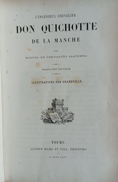 Lot de livres comprenant :

CERVANTES
Don...