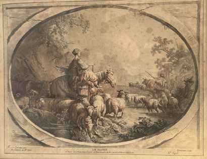 Jean Baptiste HUET et DEMARTEAU (graveur)
Le...