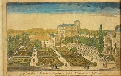 Lot de trois gravures d'optique : 

Giovanni...