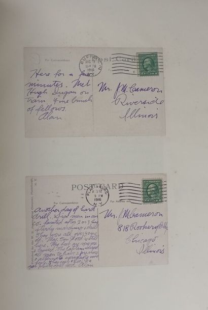 Letters written by Alan C. Cameron during...