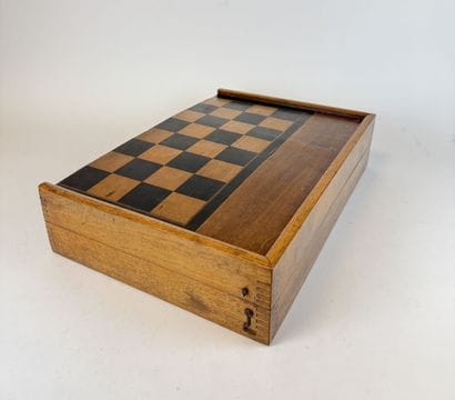 Jeux de backgammon composé d'un coffret en...