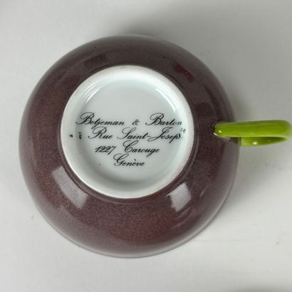BETJEMAN & BARTON GENEVE
Huit tasses et leurs...