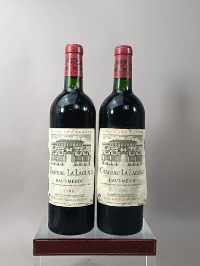2 Bouteilles Château La LAGUNE 1998 - 3ème...