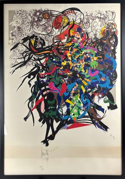 Raymond MORETTI (1922-2000)
Composition,...