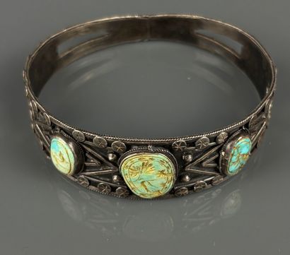 MOYEN ORIENT
Lot en argent 800°/°° comprenant...