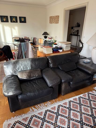 GERARD GUERMONPREZ (20th)
Sofa and two armchairs...