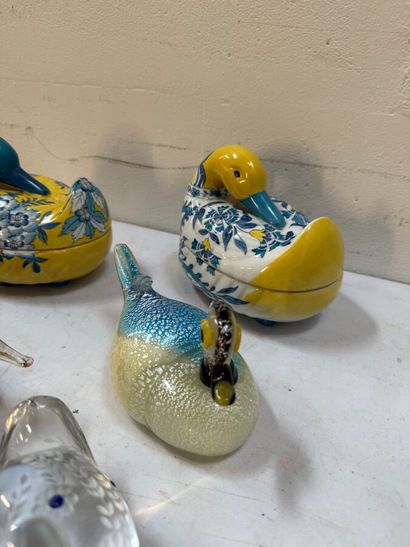 MANNETTE CANARDS
Lot comprenant :
- une collection...