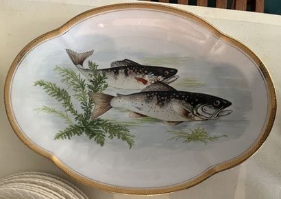 LIMOGES-GIEN
Deux parties de service à poisson...