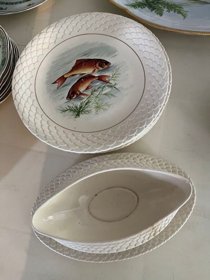 LIMOGES-GIEN
Deux parties de service à poisson...